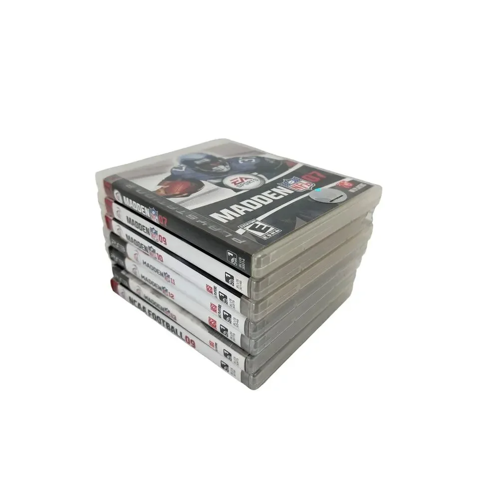 LOT OF (7) Football NFL PS3 Video Game Bundle Madden Lot Playstation Three Deal